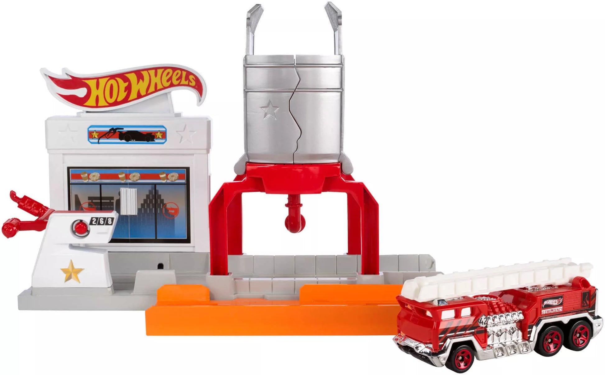 HOT WHEELS CITY išskleidžiamas žaidimų rinkinys (FJN34)