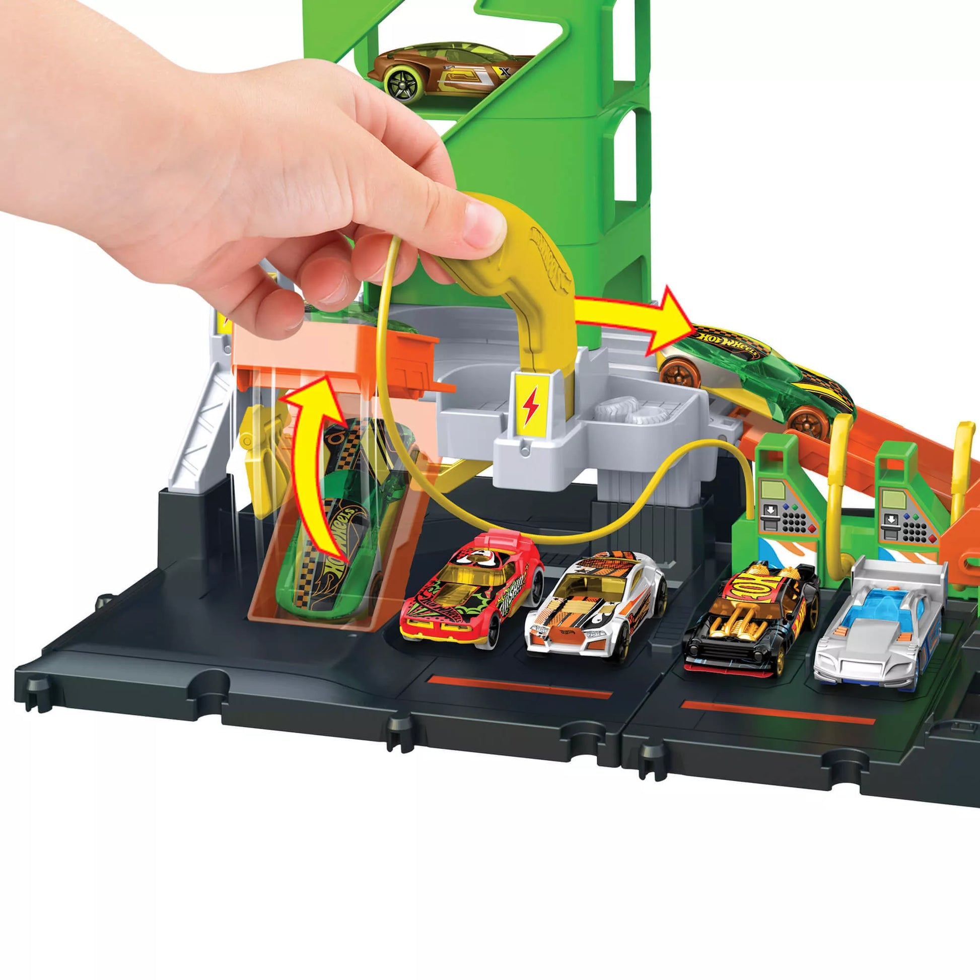 HOT WHEELS CITY rinkinys – Įkrovimo stotelė (HTN79)