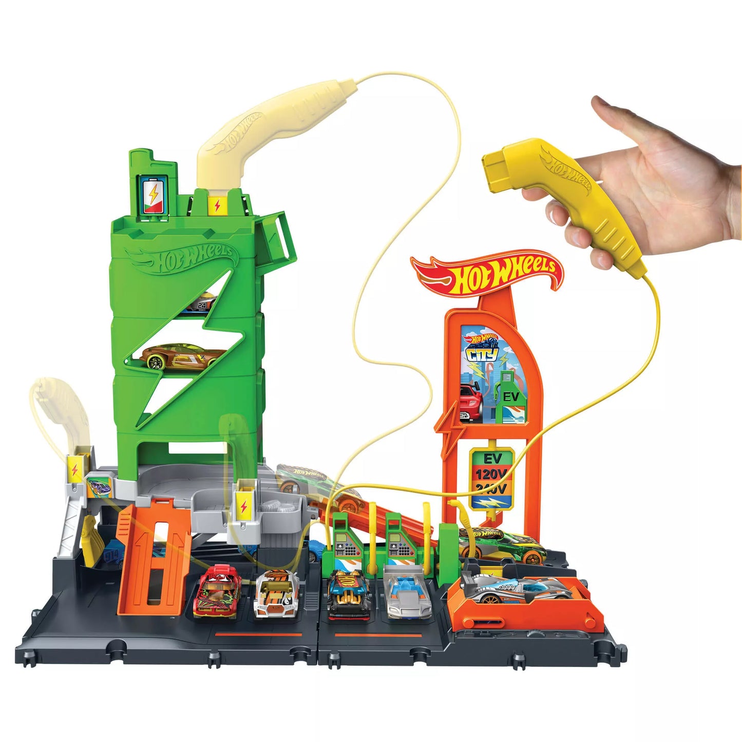 HOT WHEELS CITY rinkinys – Įkrovimo stotelė (HTN79)
