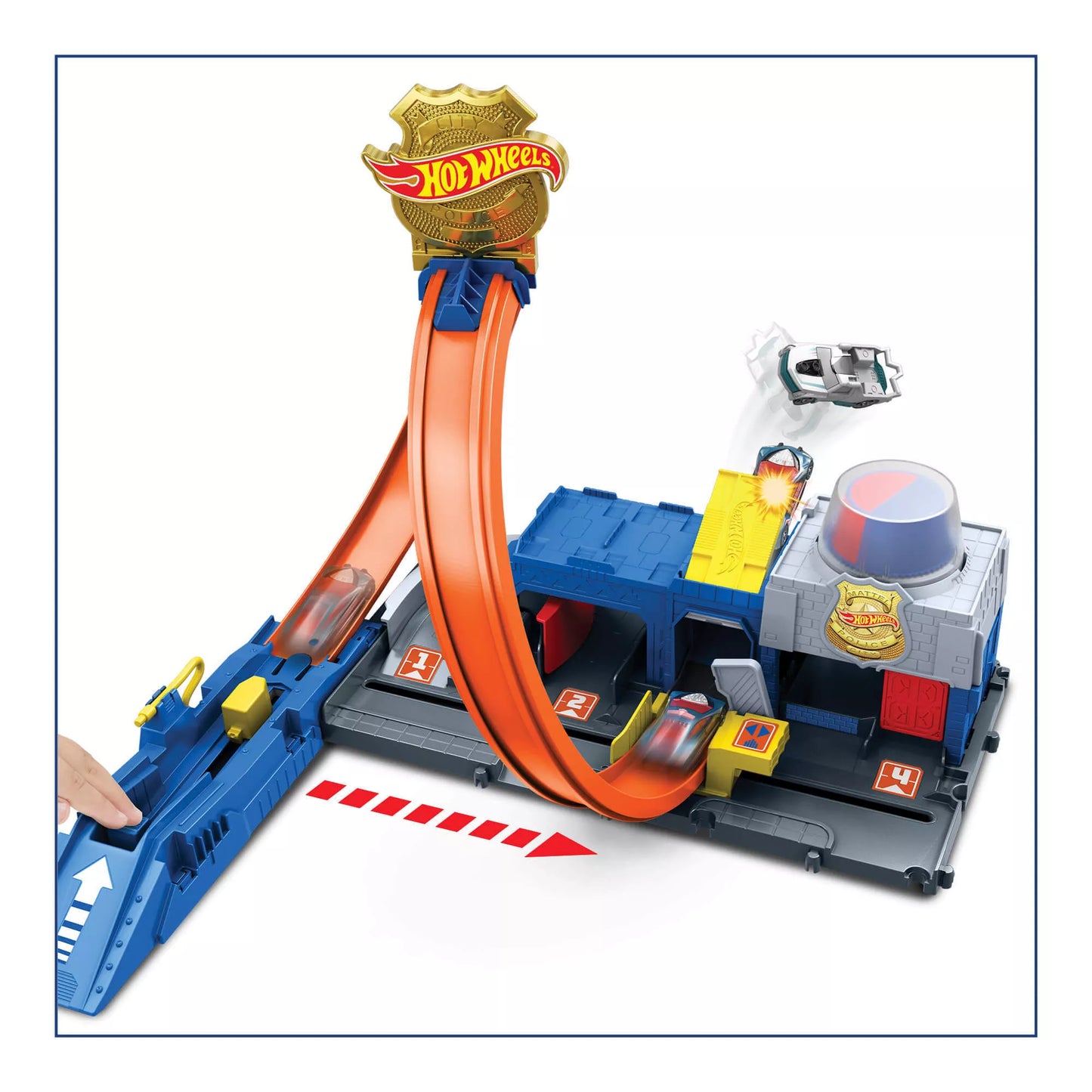 HOT WHEELS CITY rinkinys – Super policijos stotis (JBM71)