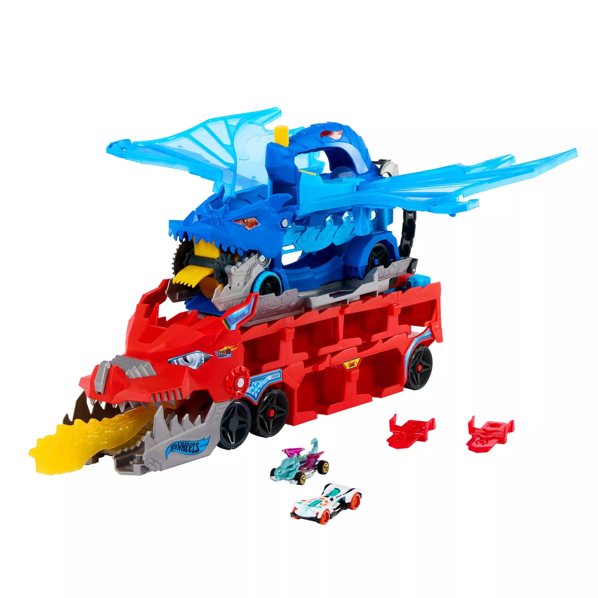 HOT WHEELS CITY transporteris – Dvigubas drakonas (JBM72)