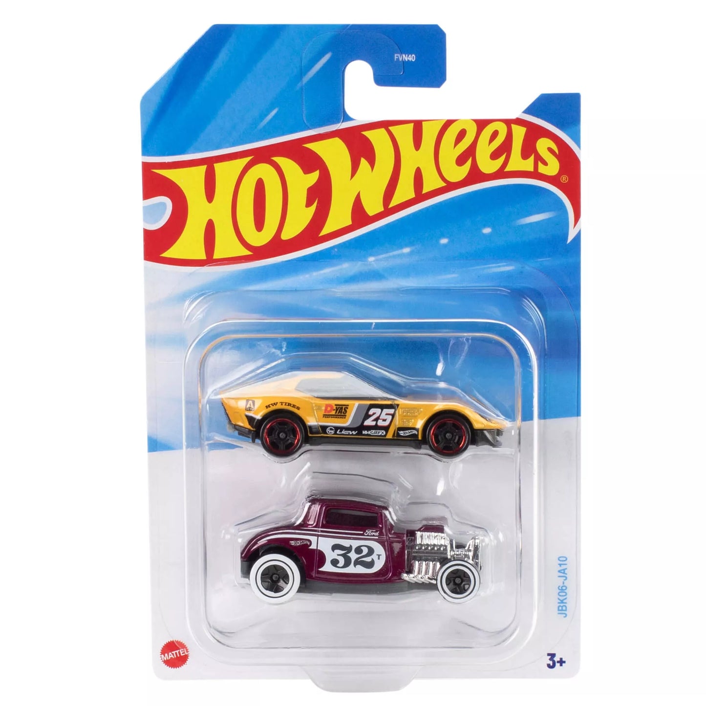 HOT WHEELS dviejų automodeliukų rinkinys (FVN40)