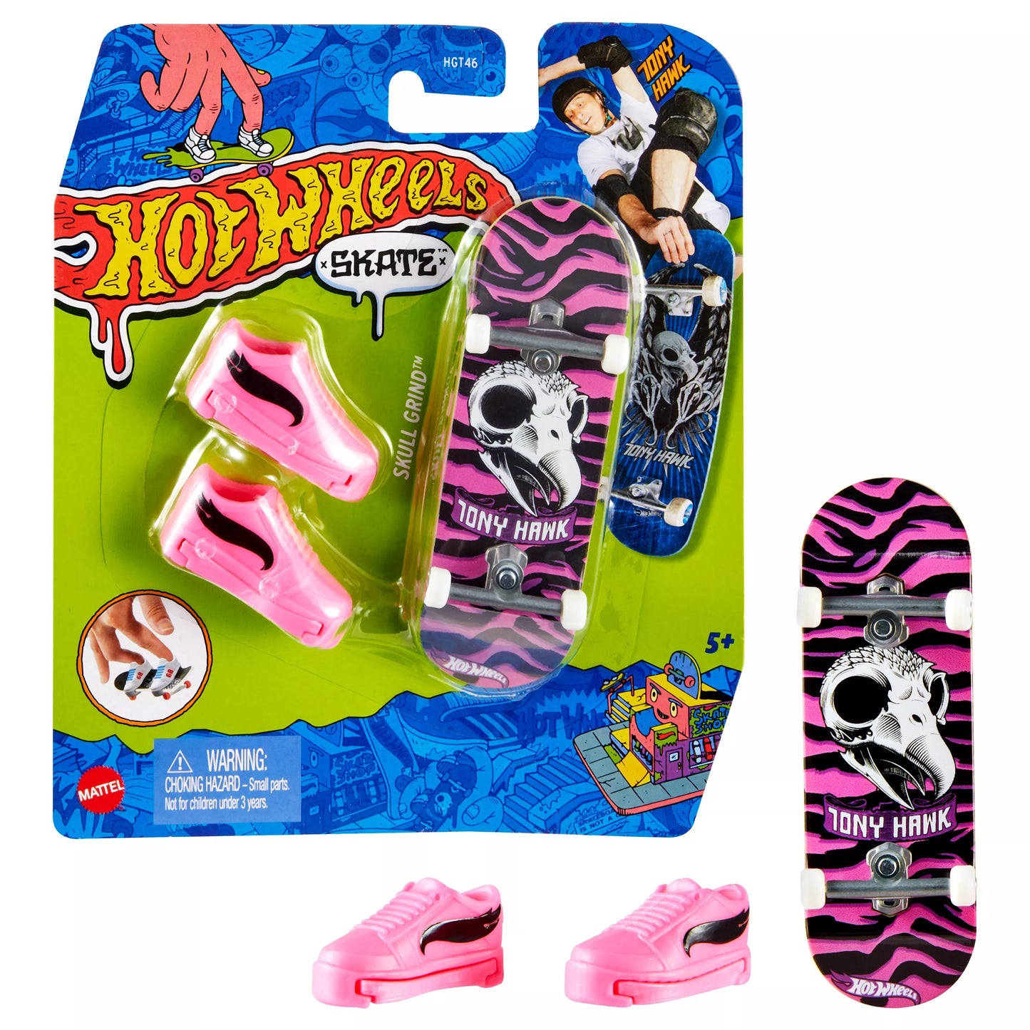 HOT WHEELS pirštų riedlentė su batais (HGT46)