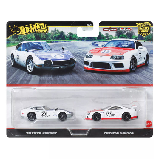 HOT WHEELS PREMIUM dviejų automodeliukų rinkinys – Car Culture (HBL96)