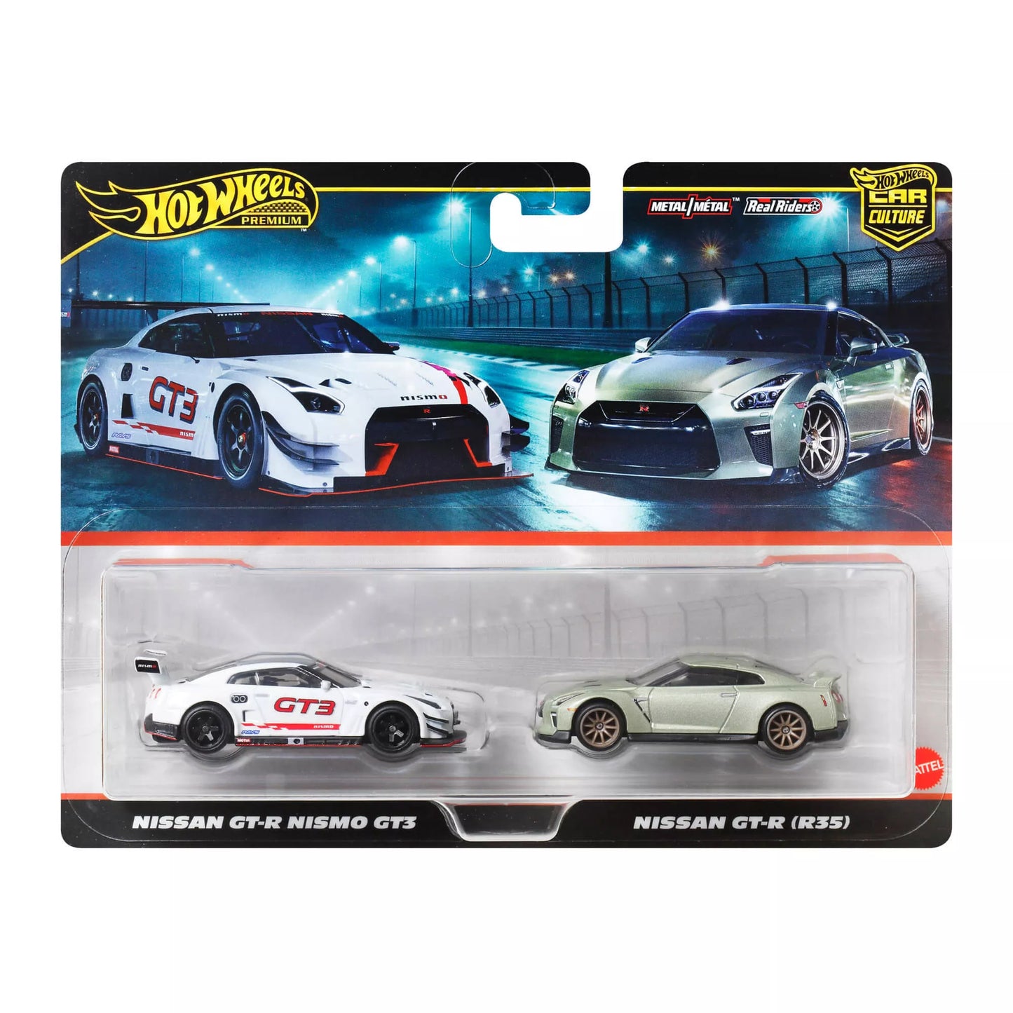 HOT WHEELS PREMIUM dviejų automodeliukų rinkinys – Car Culture (HBL96)