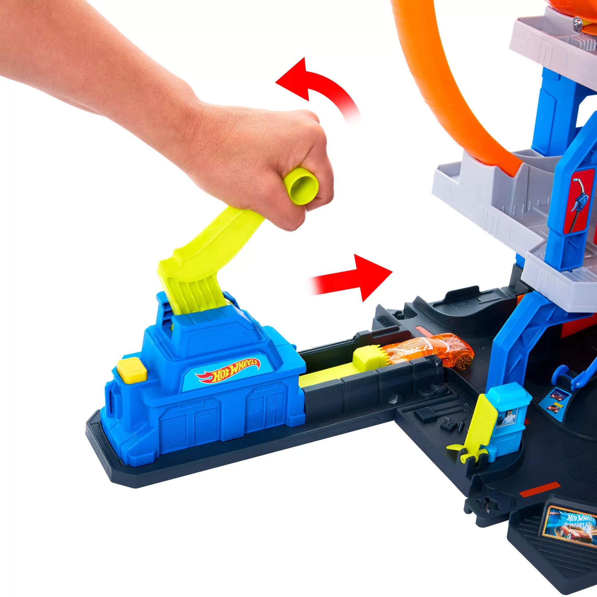 HOT WHEELS rinkinys – Mega garažas su kilpomis (JBM74)