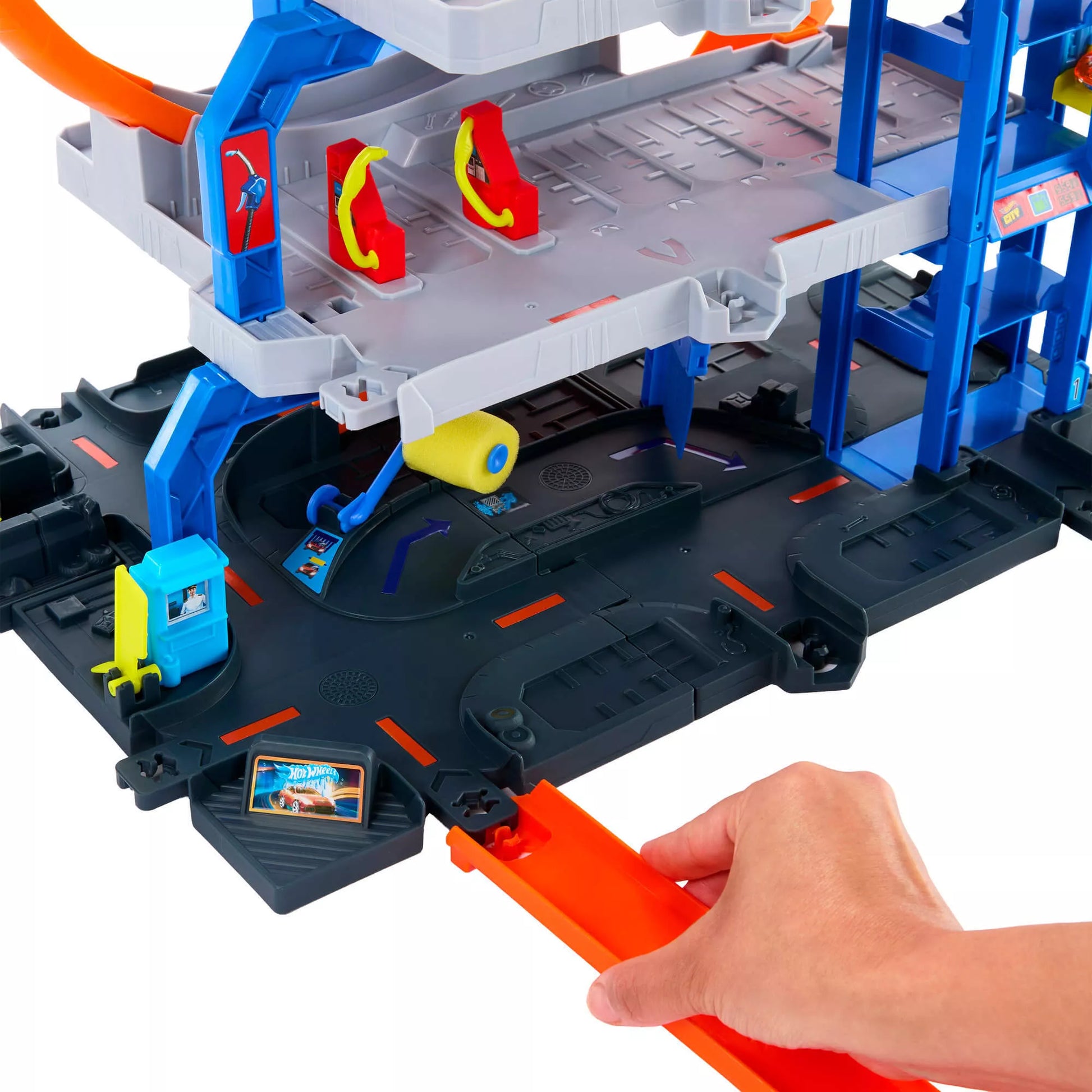 HOT WHEELS rinkinys – Mega garažas su kilpomis (JBM74)