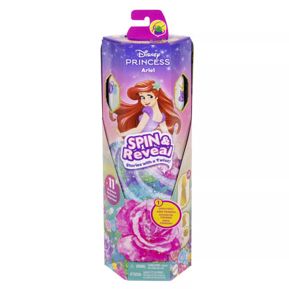 DISNEY PRINCESS SPIN and REVEAL Arielės siurprizų rinkinys (HTV88)