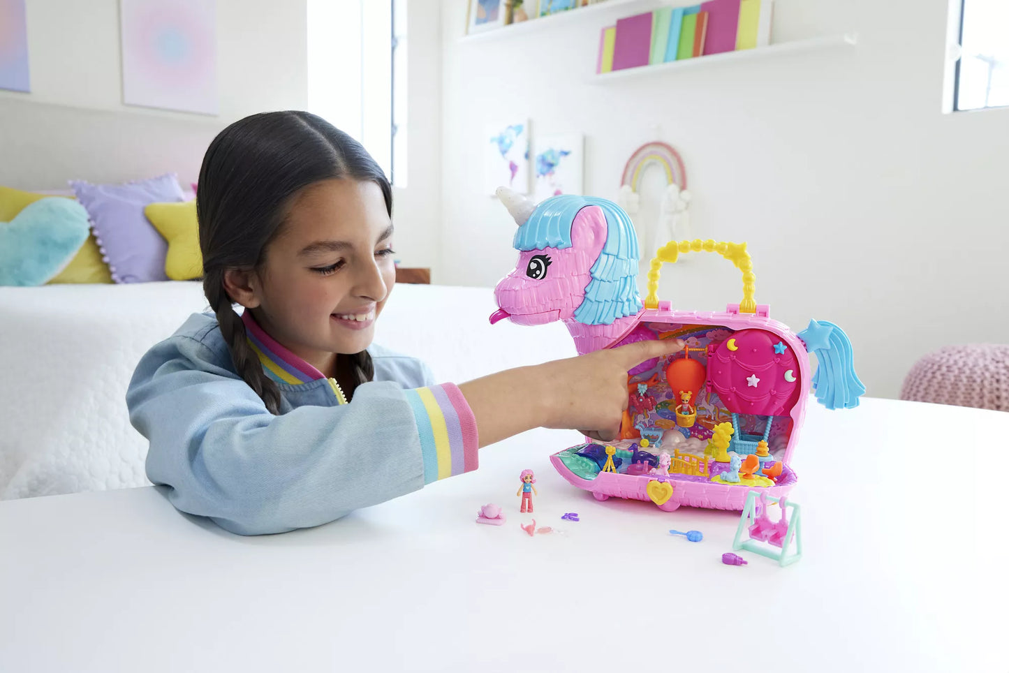 POLLY POCKET vienaragio pinjatos žaidimų rinkinys (HYD96)