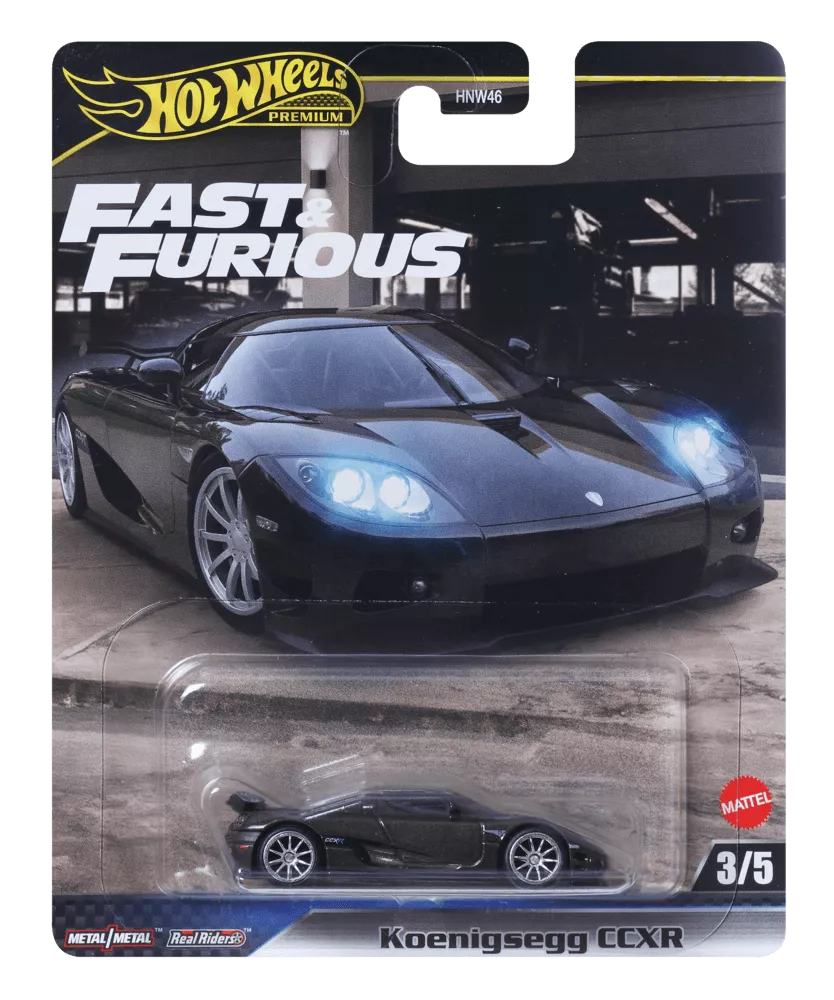 HOT WHEELS PREMIUM automodeliukas iš filmo Greiti ir įsiutę  (HNW46)
