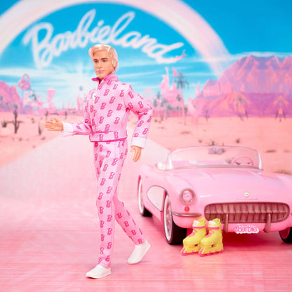 Kolekcinis BARBIE filmo Kenas rožiniu kostiumu (JCP80)