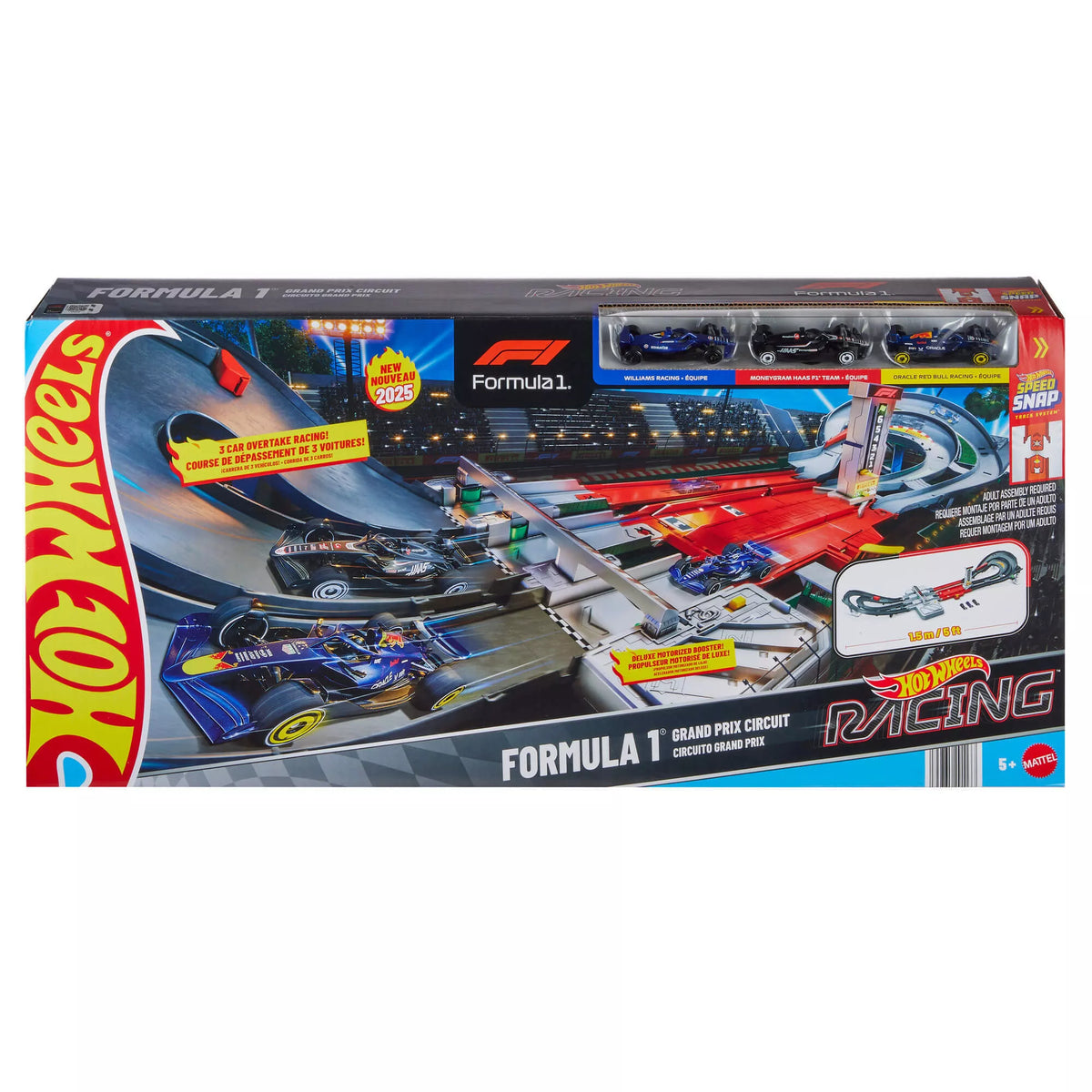 HOT WHEELS F1 lenktynių trasos rinkinys – Grand Prix (JDY16)