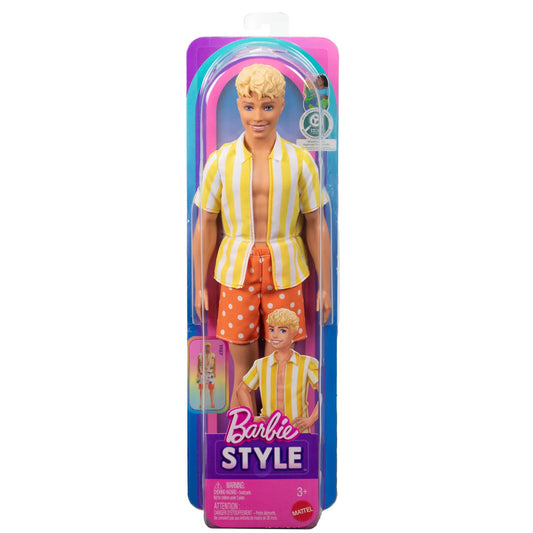 BARBIE KEN madistas dryžuotais marškiniais - Ken's 65th (JJN66)