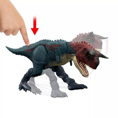 JURASSIC WORLD interaktyvus dinozauras – Carnotaurus (JKG85)