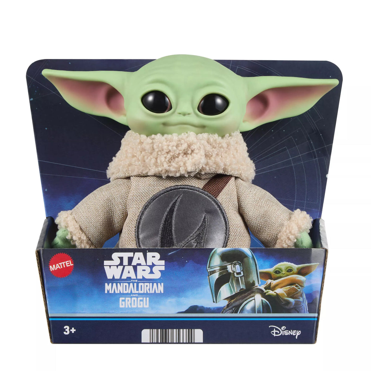 STAR WARS pliušinis žaislas Grogu (vidutinis) (JKN41)