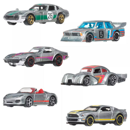 HOT WHEELS šešių ZAMAC automodeliukų rinkinys (JLB26)