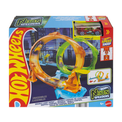 HOT WHEELS NEON SPEEDERS dvigubos kilpos trasa (JMG49)