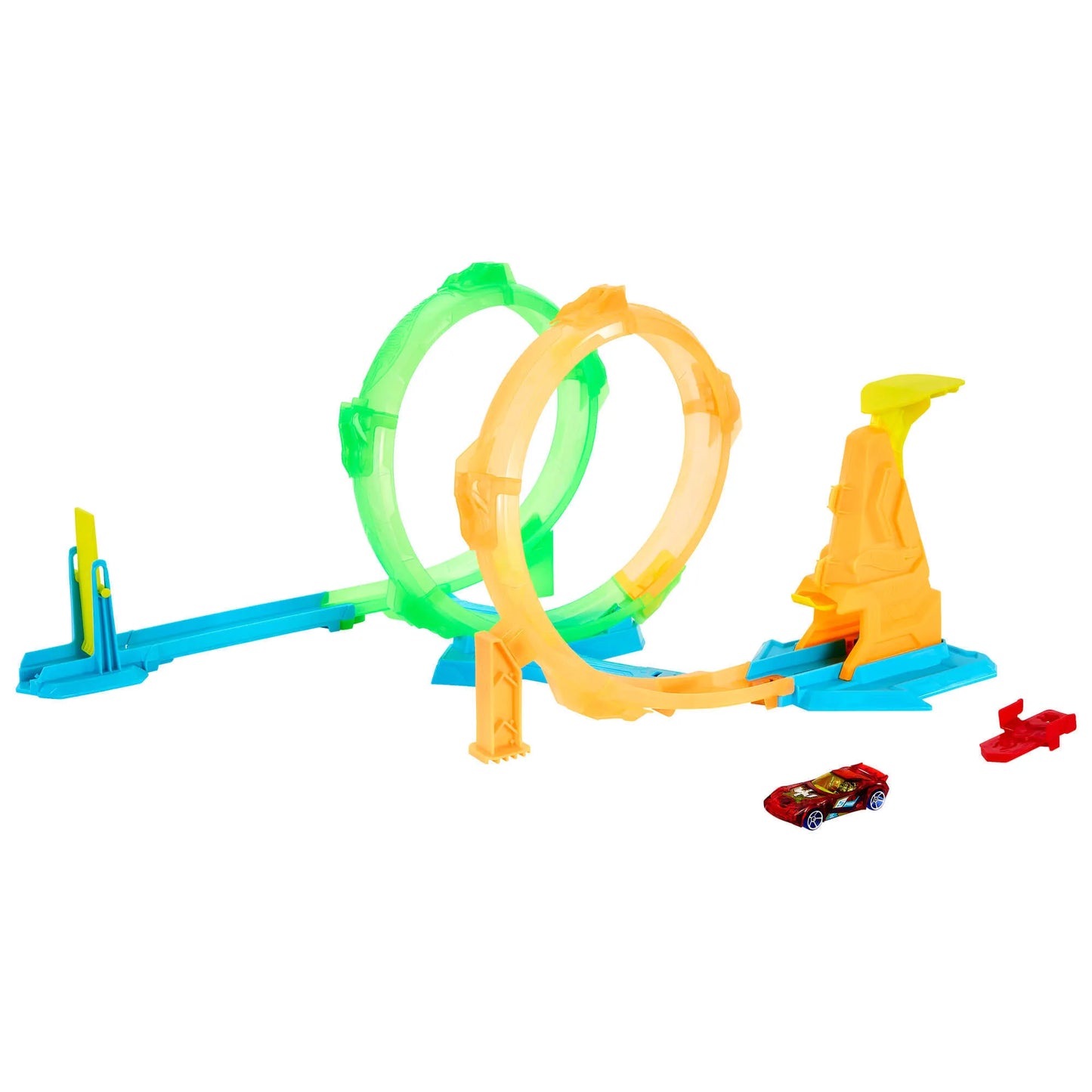 HOT WHEELS NEON SPEEDERS dvigubos kilpos trasa (JMG49)