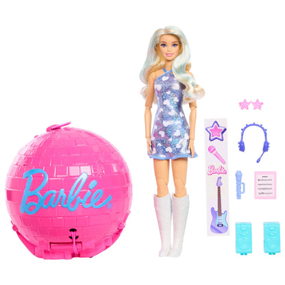 BARBIE ROLL & REVEAL pop žvaigždės staigmenų rinkinys (JMK19)