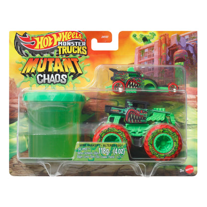 HOT WHEELS MONSTER TRUCKS MUTANT CHAOS džipas su slaimu (JMV37)