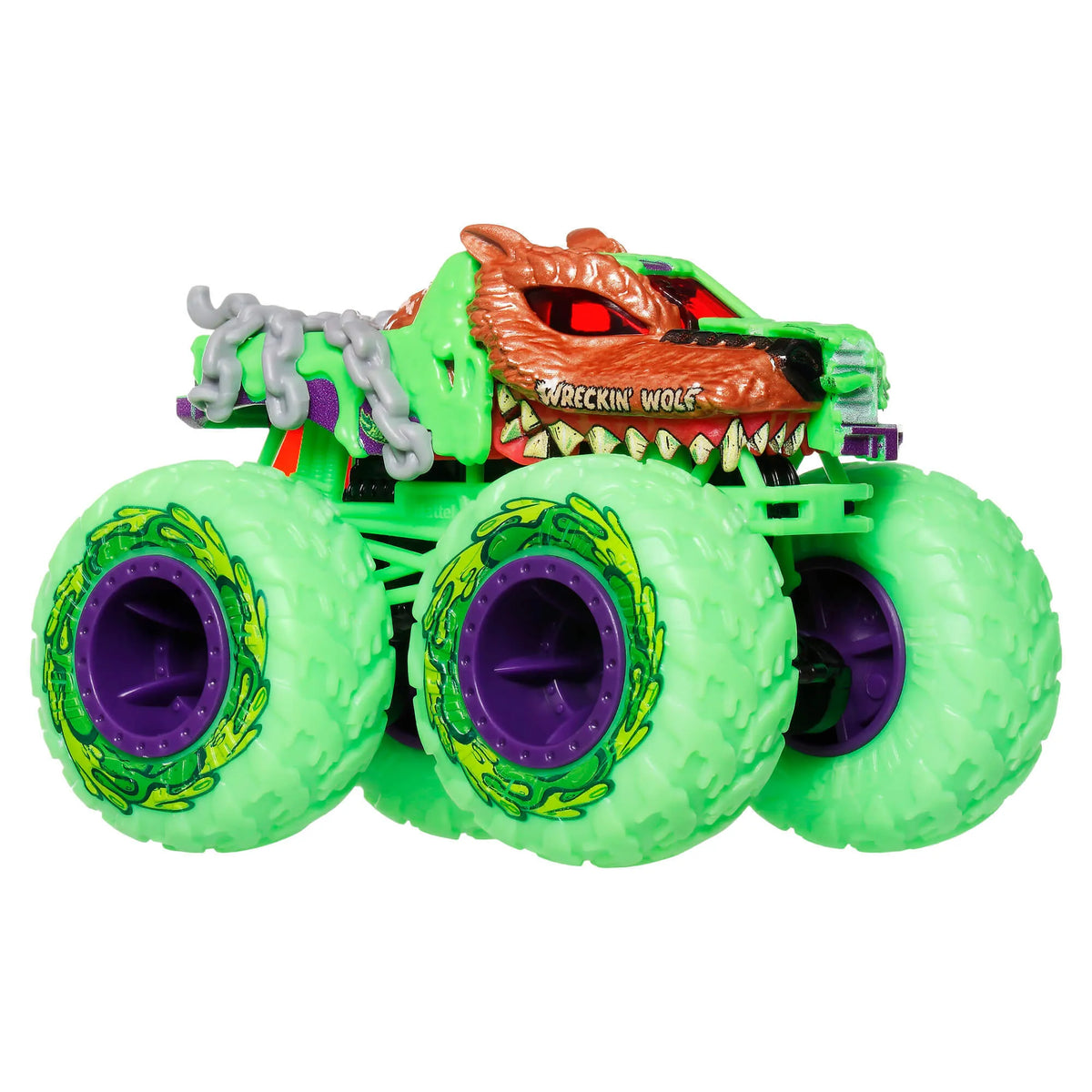 HOT WHEELS MONSTER TRUCKS MUTANT CHAOS džipas su slaimu (JMV37)