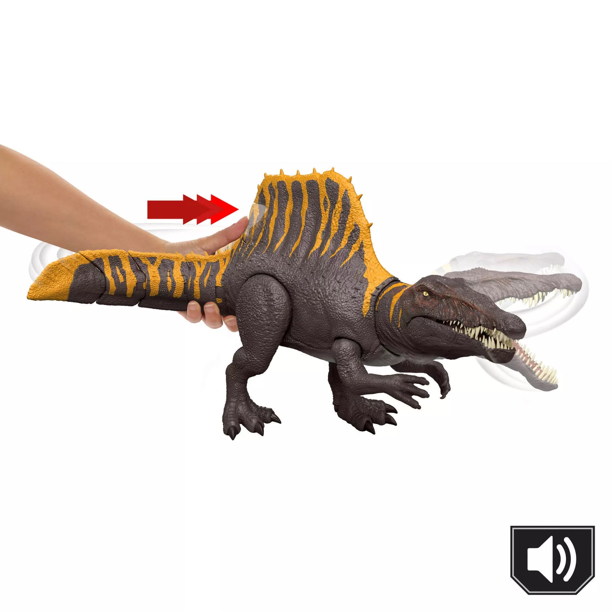JURASSIC WORLD dinozauras – Spinozauras (JGB56)