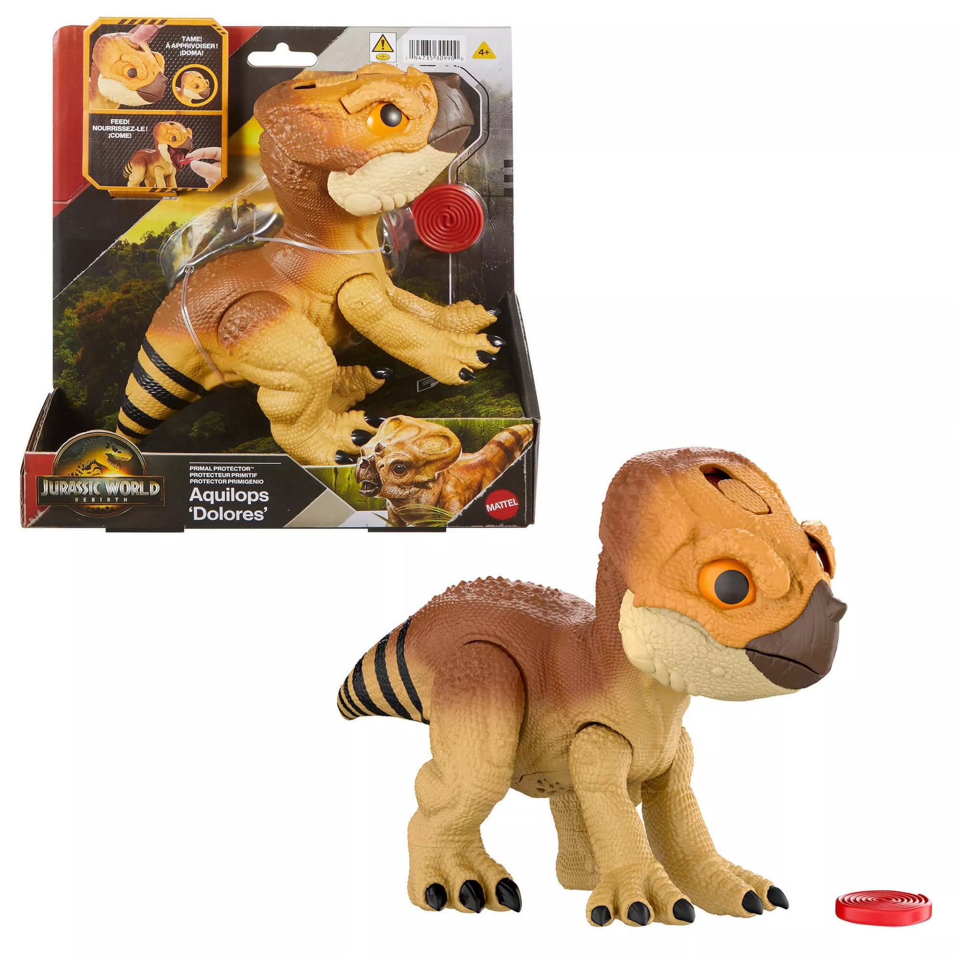 JURASSIC WORLD interaktyvus dinozauras – Aquilops (JGC01)