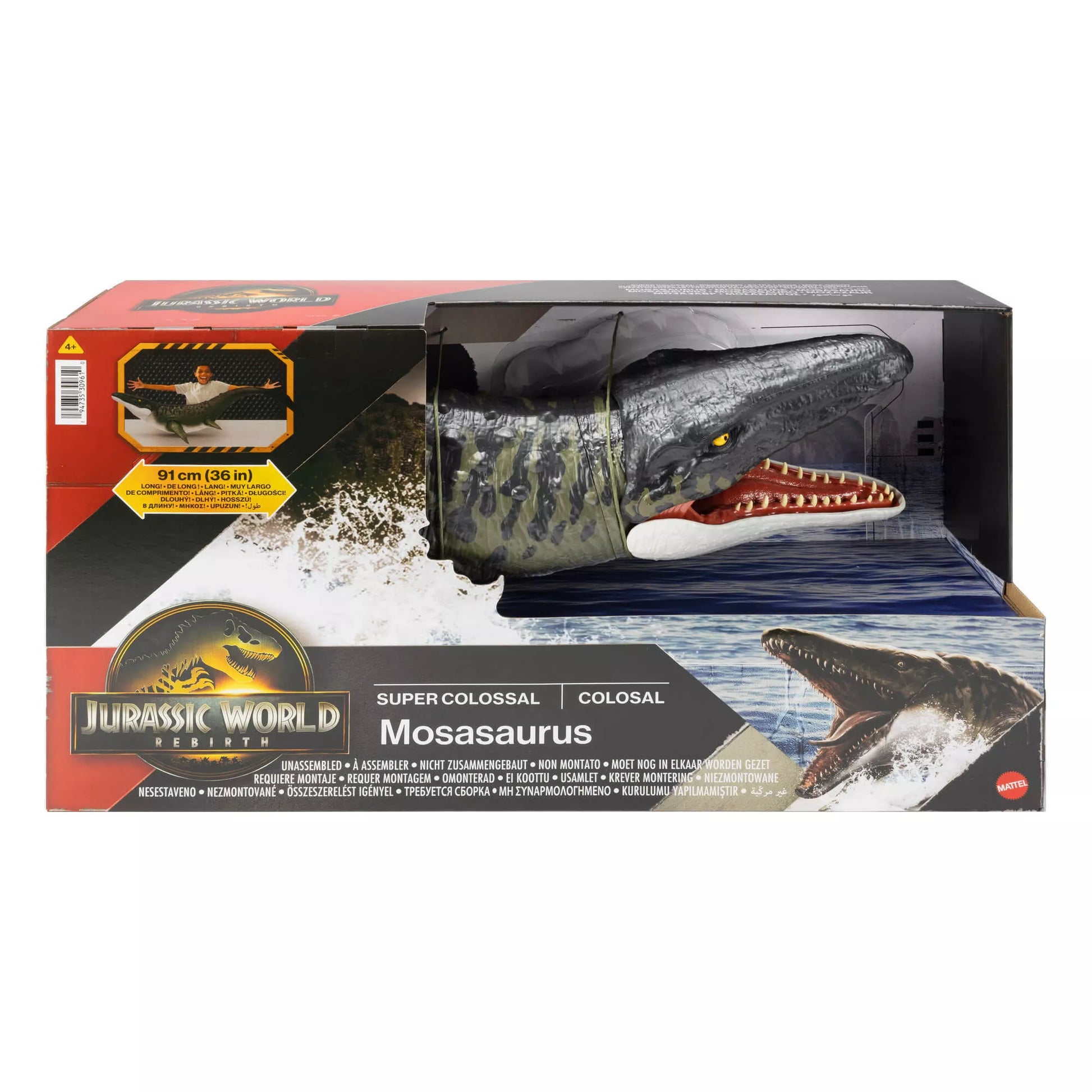 JURASSIC WORLD milžiniška figūrėlė – Super Colossal Mosa (JGB51)