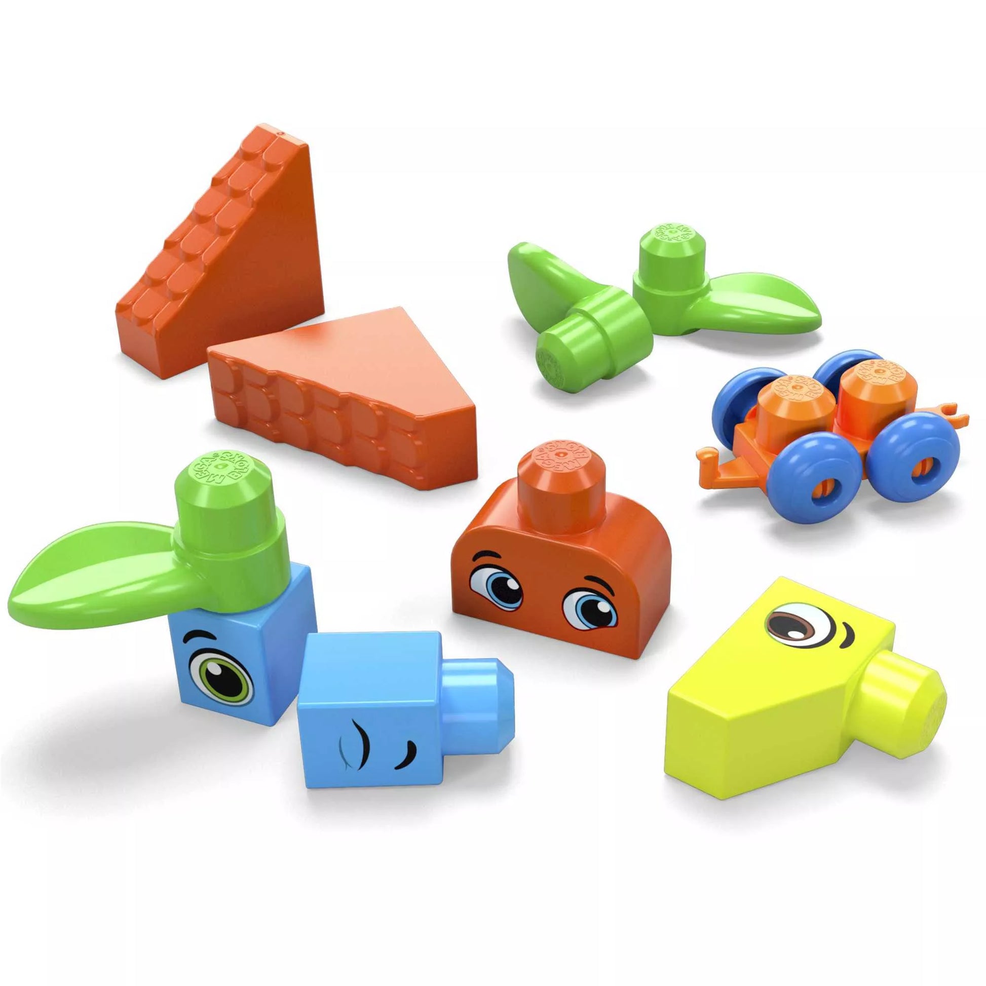 MEGA BLOKS kaladėlių rinkinys (krepšyje 150 det.) (HHM96)