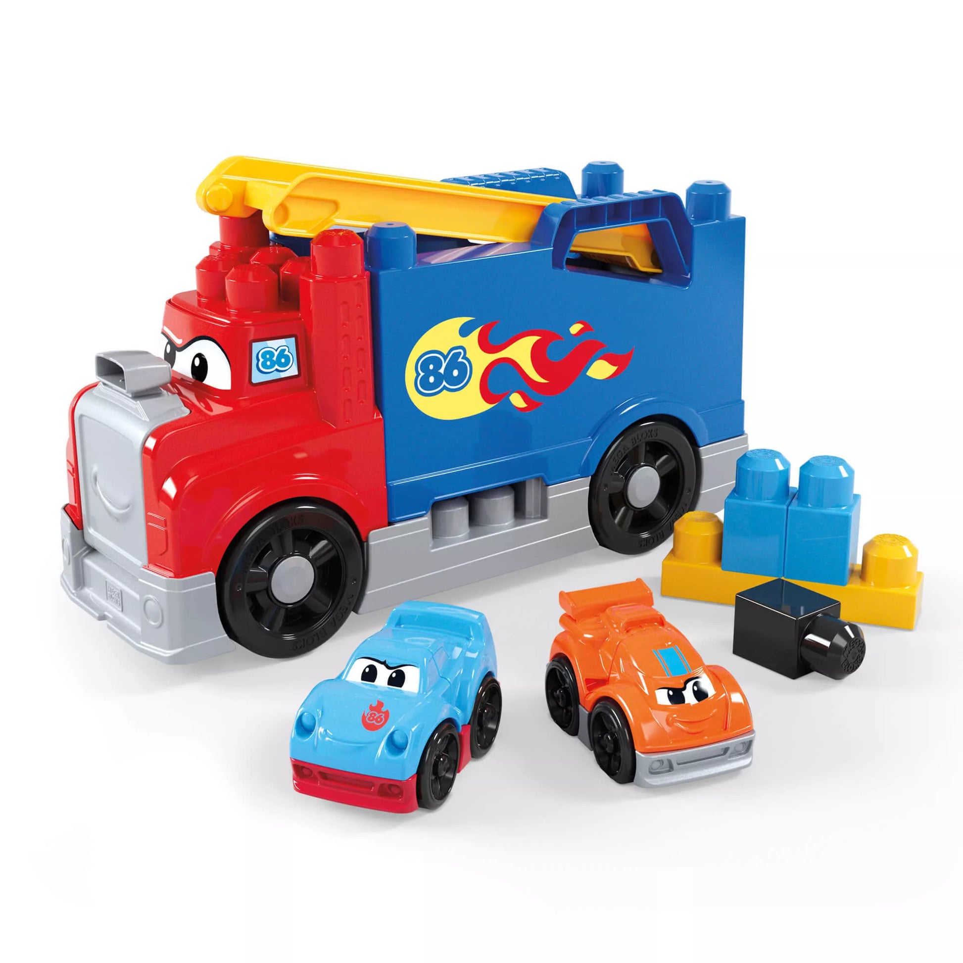 MEGA BLOKS konstruktorius – sunkvežimis su trasa (JFR29)