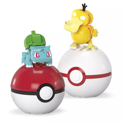 MEGA CONSTRUX POKEMON dviejų Poke rutulių pakuotė (HXP11)