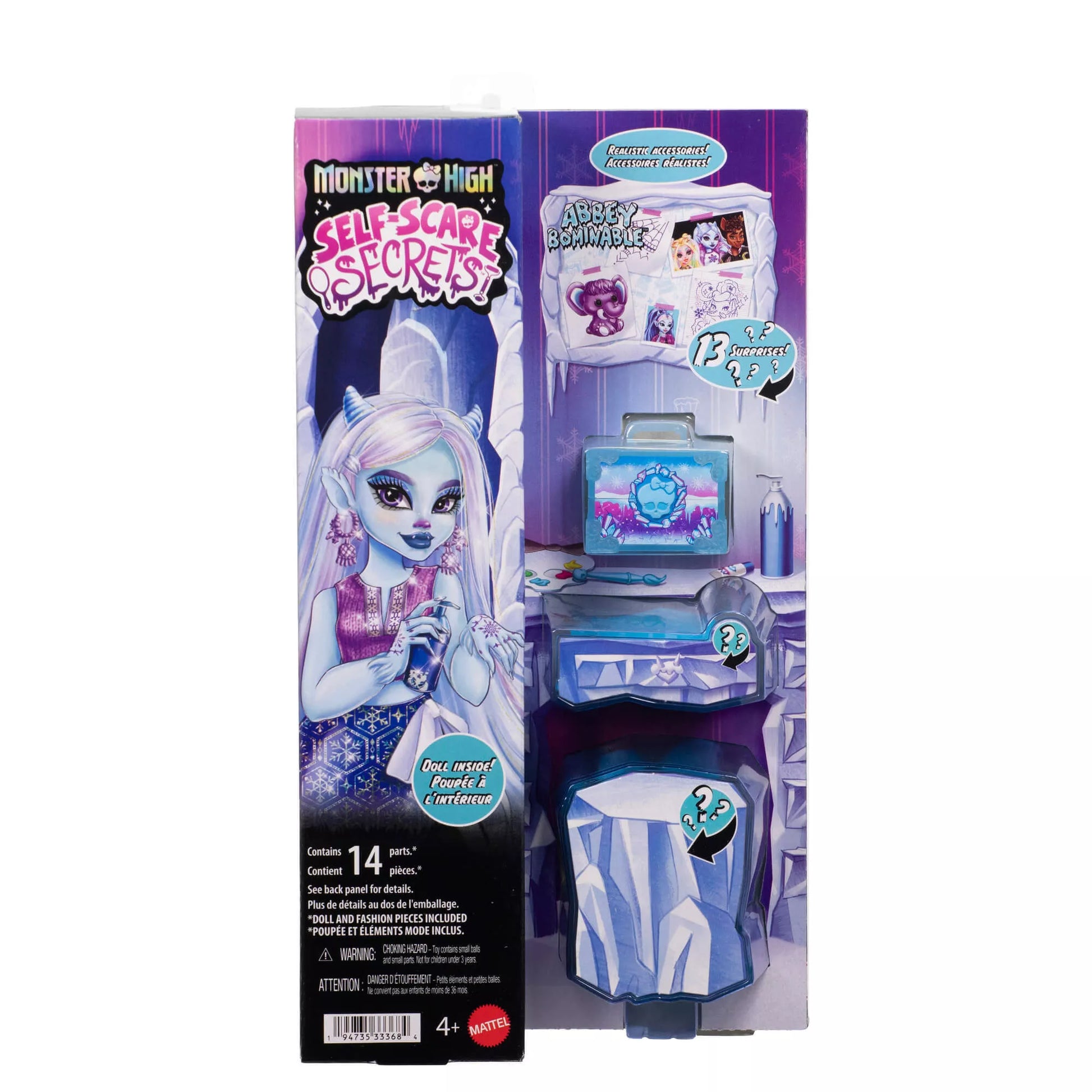 MONSTER HIGH SELF-SCARE SECRETS Ebės rinkinys