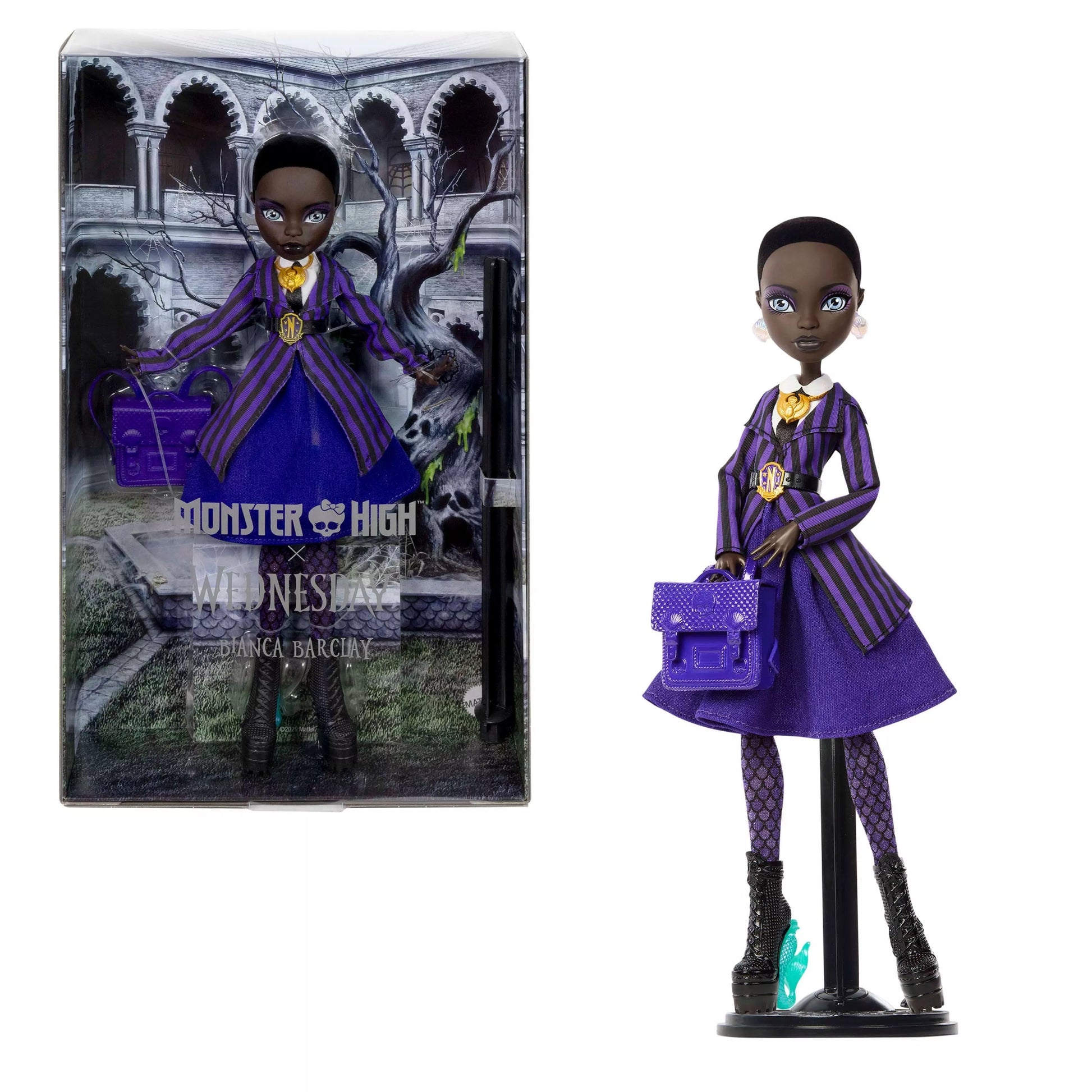 MONSTER HIGH X WEDNESDAY lėlė – Bianca