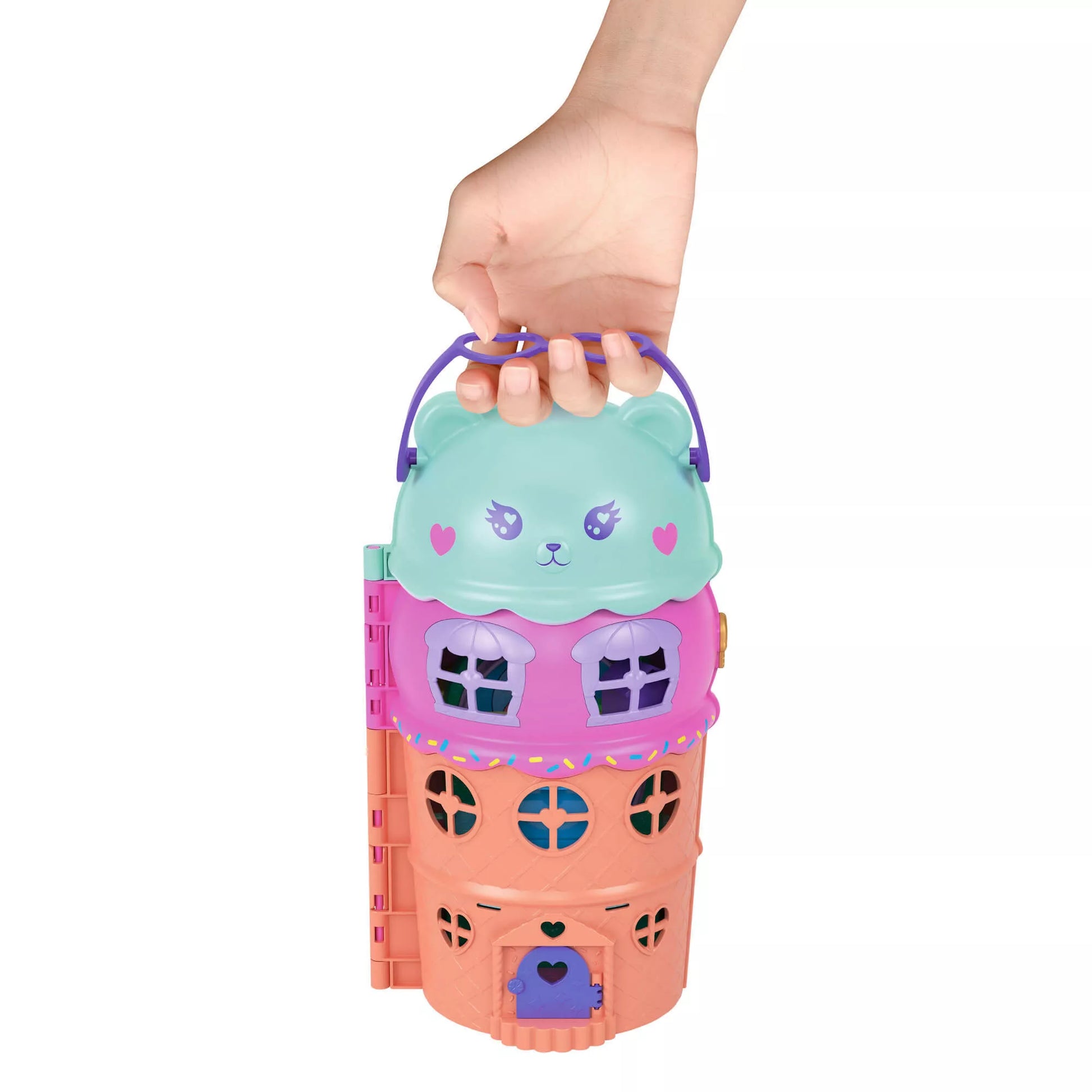 POLLY POCKET ICE CREAM HOUSE pramogų rinkinys (JFT91)
