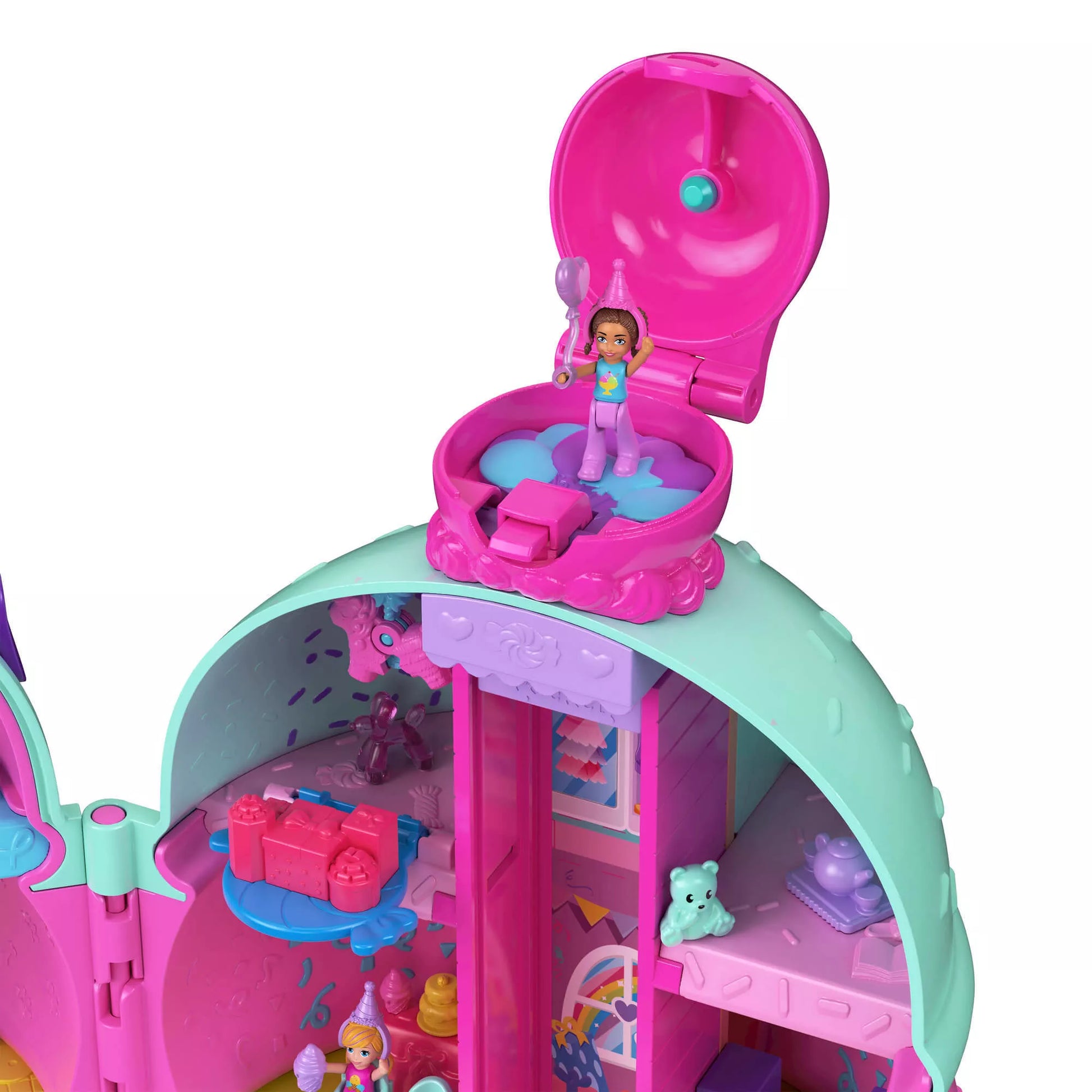POLLY POCKET ICE CREAM HOUSE pramogų rinkinys (JFT91)