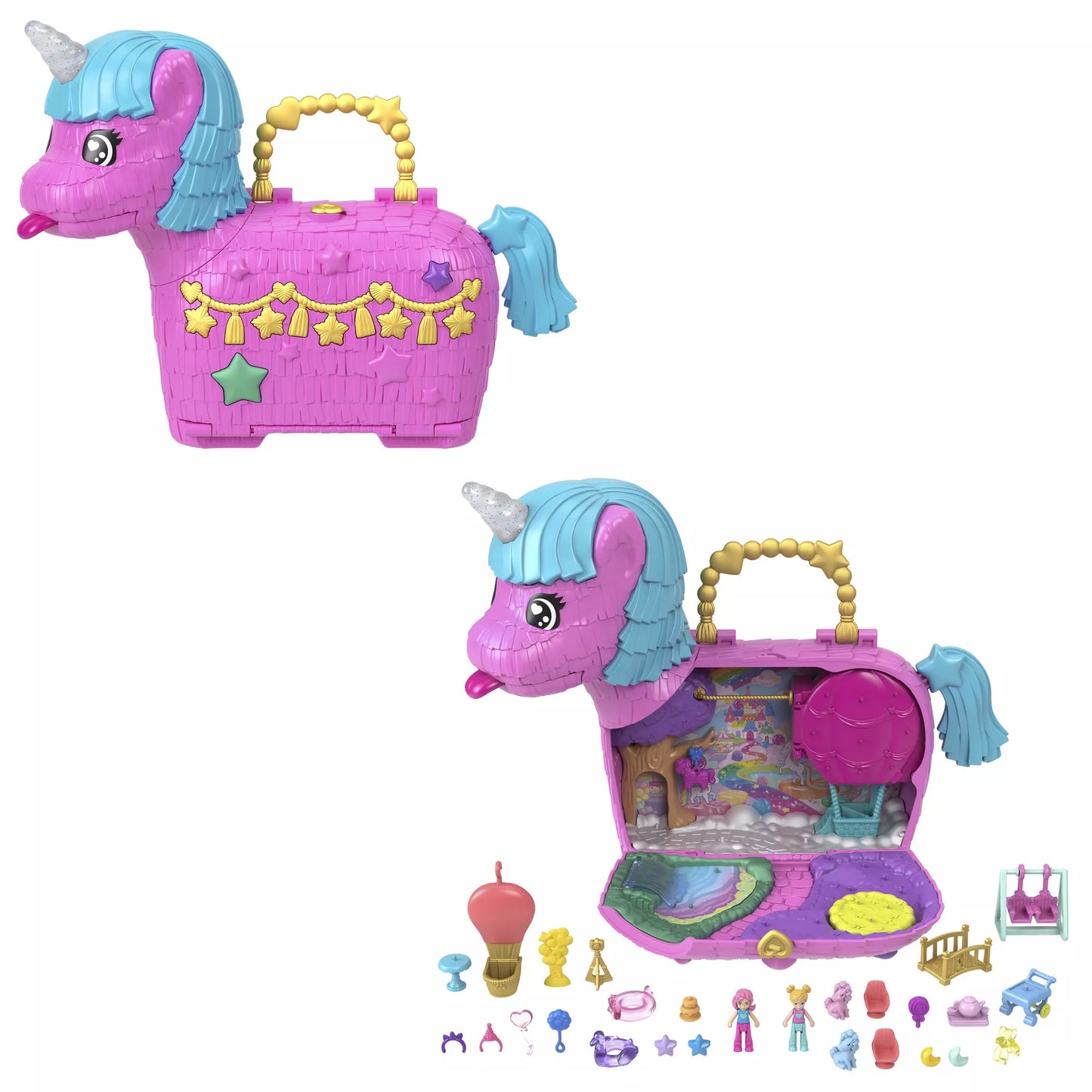 POLLY POCKET vienaragio pinjatos žaidimų rinkinys (HYD96)