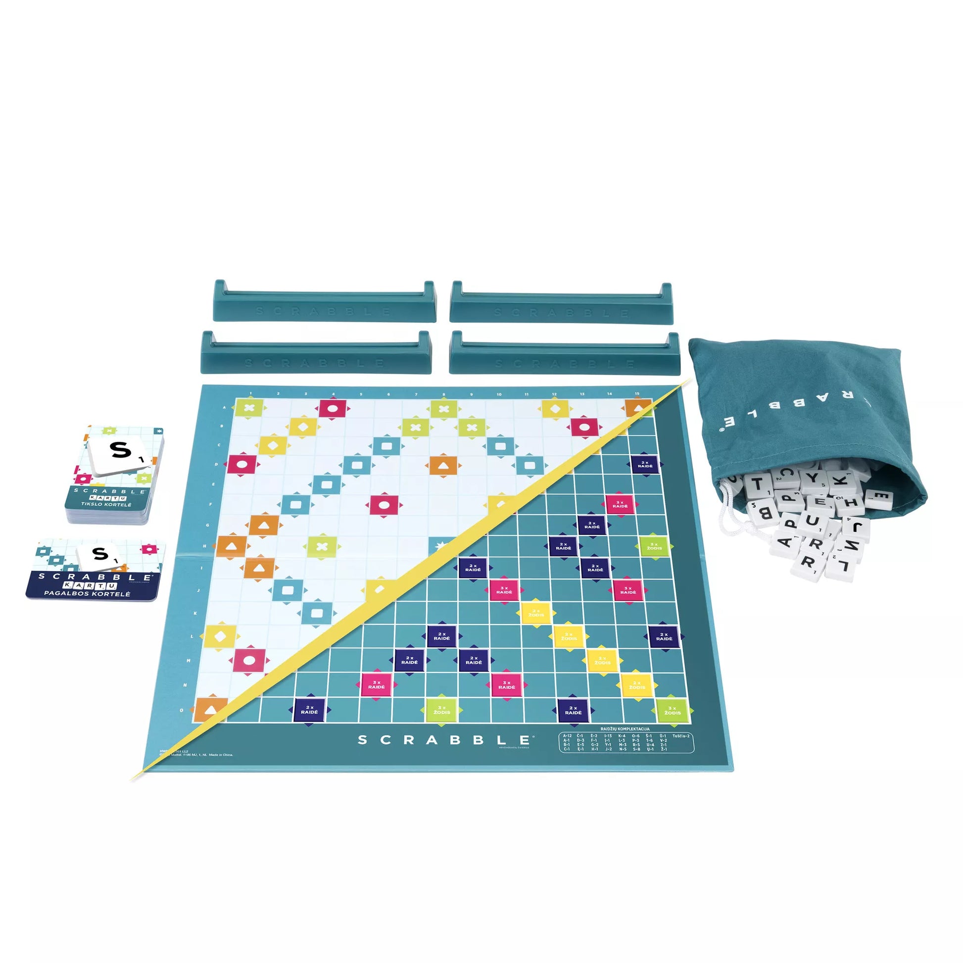 SCRABBLE žaidimas lietuvių kalba 2in1 (HXW10)