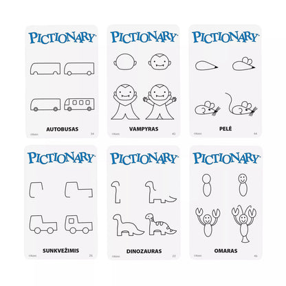 Stalo žaidimas PICTIONARY (lietuvių kalba) (JGF68)