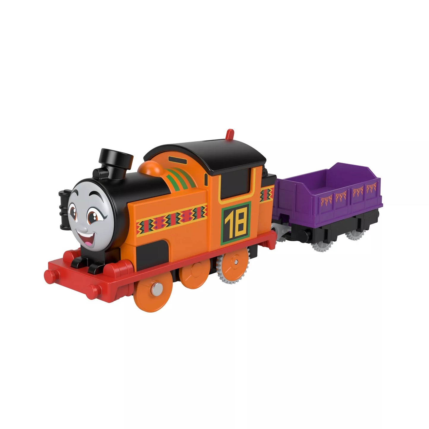 THOMAS AND FRIENDS motorizuotas garvežiukas su vagonu (HFX96)