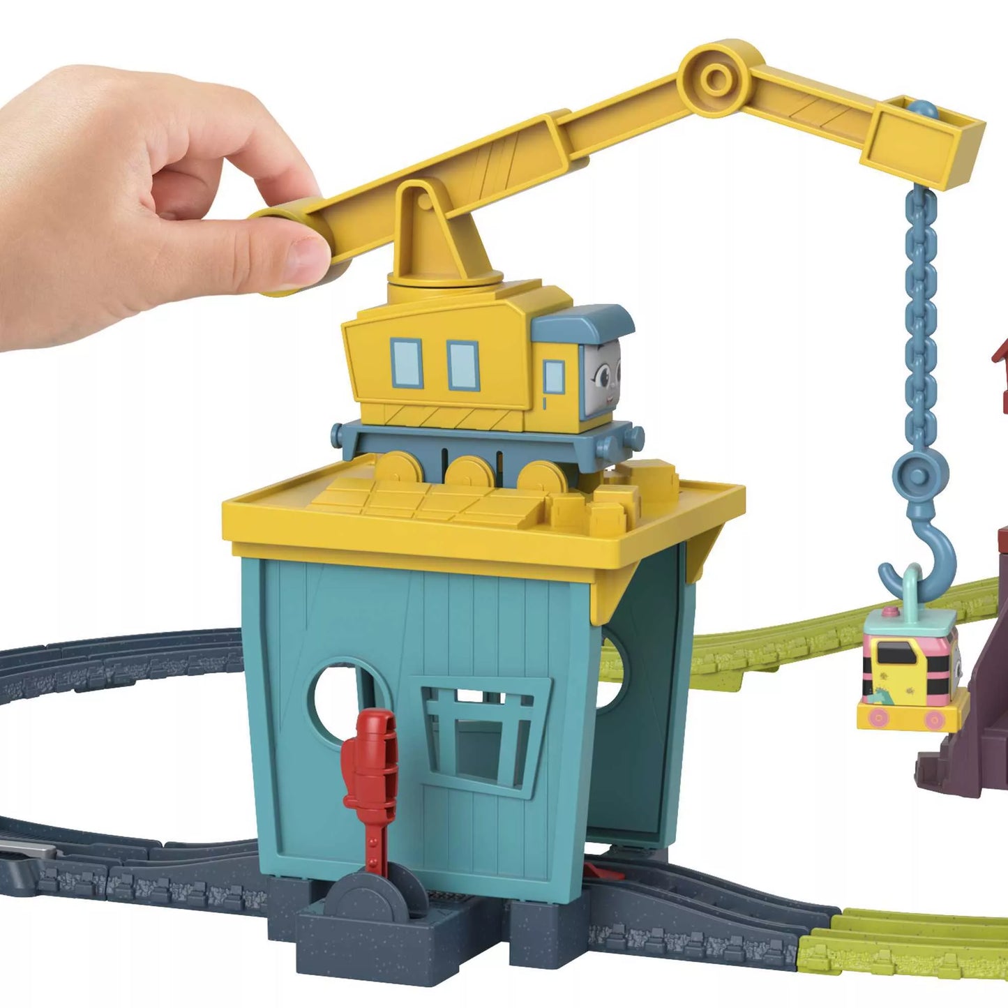 THOMAS AND FRIENDS rinkinys – Kranė Karli ir Sandi (HDY58)