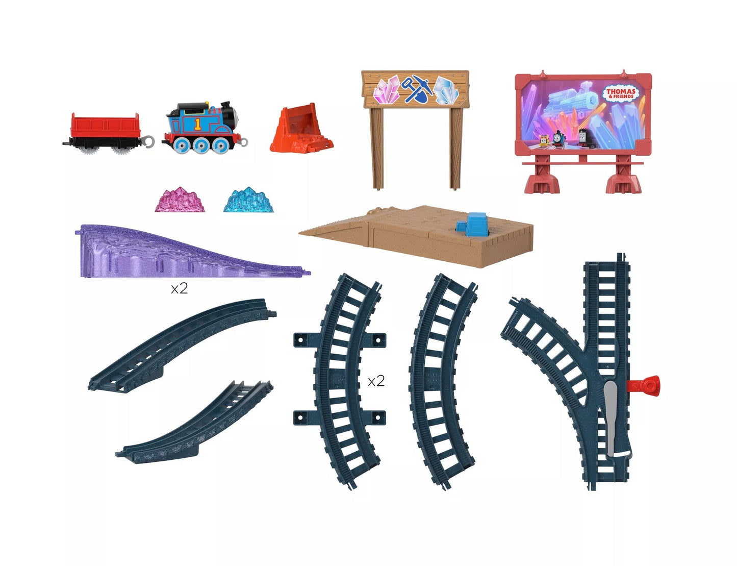 THOMAS AND FRIENDS trasų rinkinys garvežiukams (HGY82)