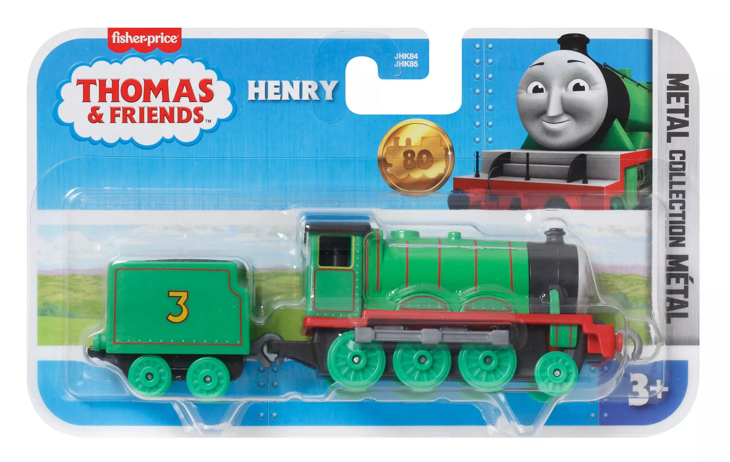 THOMAS & FRIENDS garvežiukas su vagonu (metalinis) (JHK84)