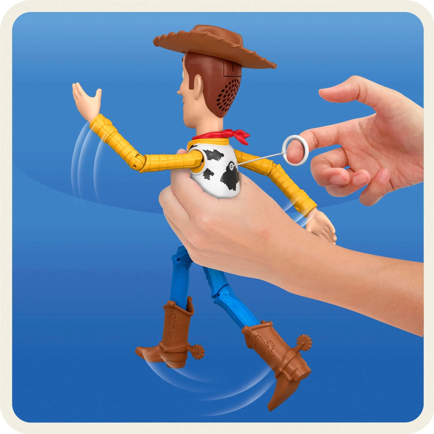 TOY STORY filmo interaktyvi bėganti figūrėlė Woody (didelė) (JKL95)