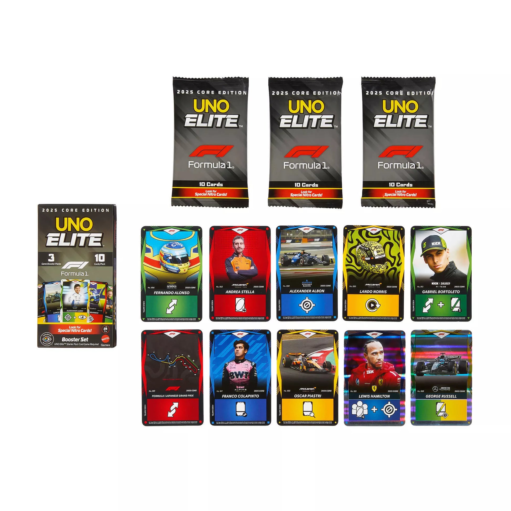 UNO ELITE F-1 kortų papildymas (Booster Set)