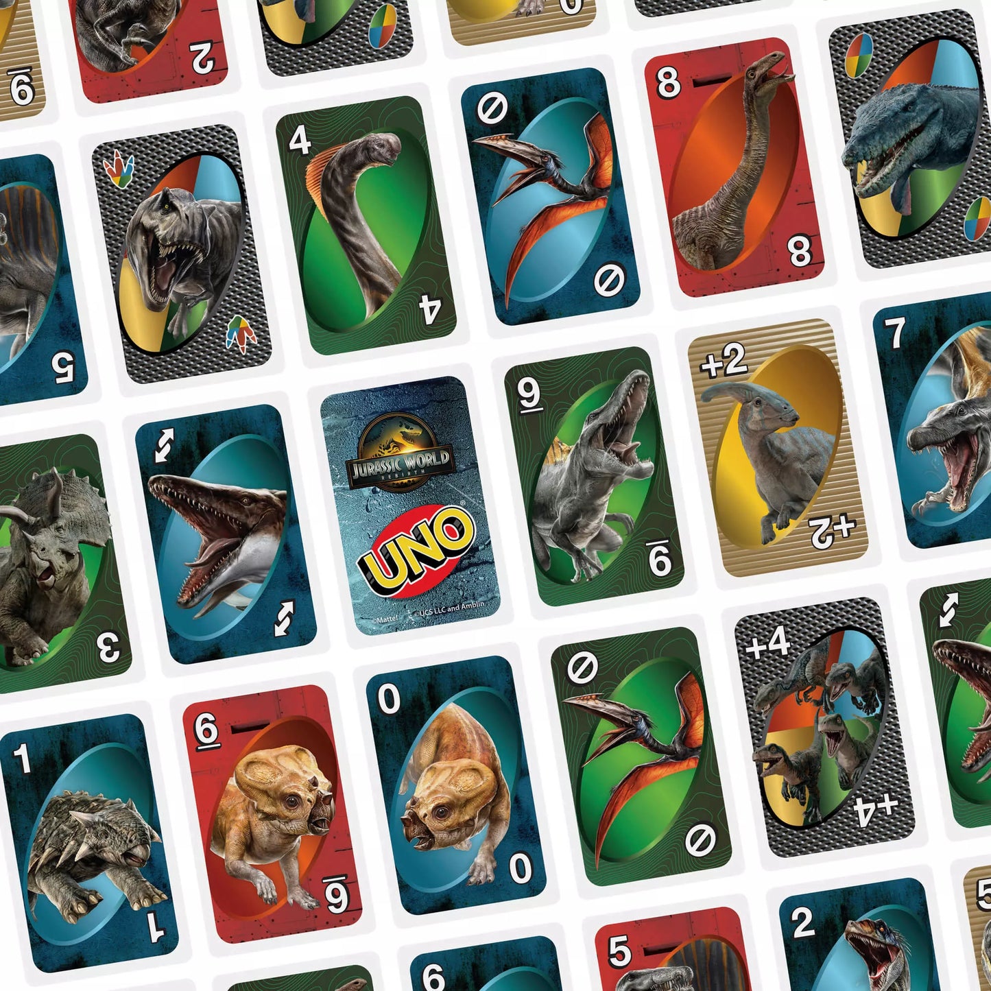 UNO kortos JURASSIC WORLD (JFT28)