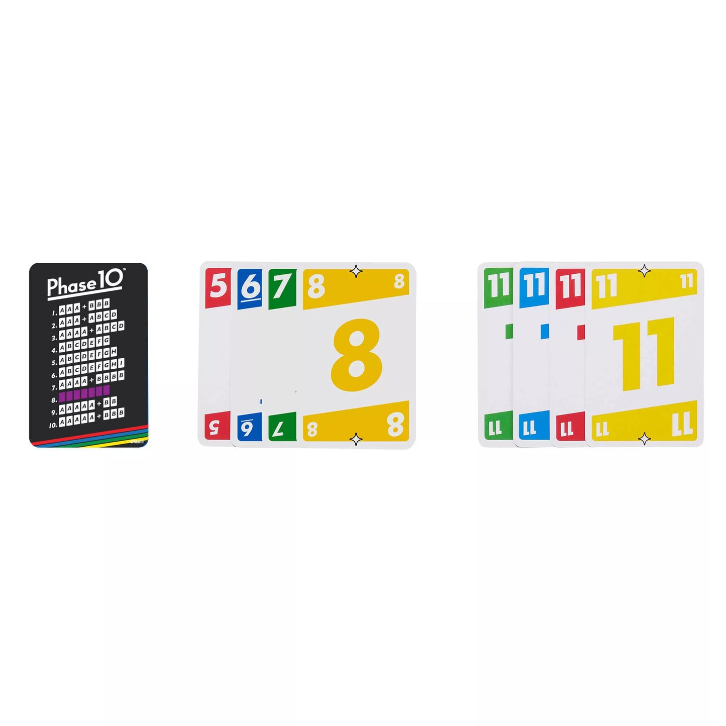UNO PHASE 10 – sutampančių kortų žaidimas (FFY05)